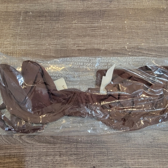 Aerie Smoothez Unlined Full Coverage Bra Brown 32C NWT! - Picture 3 of 5